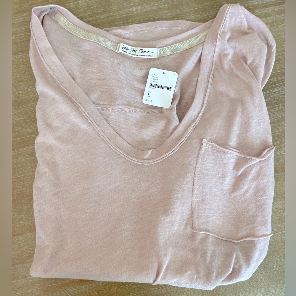 We the Free Betty Tee Mauve L